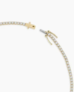 gorjana Lab Grown Diamond Chain Necklace 14k Solid Gold Fashion