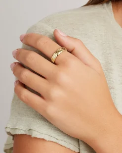 gorjana Laney Ring 18k Gold Plated Online