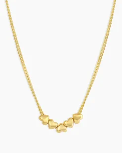 gorjana Lou Heart Necklace 18k Gold Plated Online