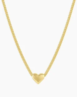 gorjana Lou Helium Heart Necklace Discount