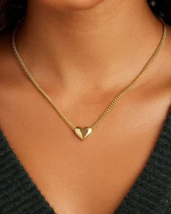 gorjana Lou Helium Heart Necklace Discount