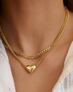 gorjana Lou Helium Heart Necklace Discount