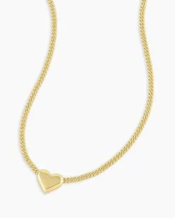gorjana Lou Helium Heart Necklace Discount