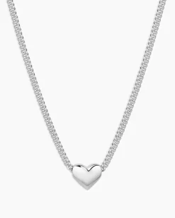 gorjana Lou Helium Heart Necklace Discount