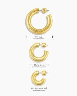 gorjana Lou Statement Hoops Fashion