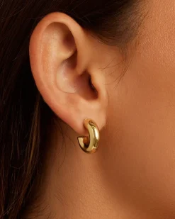gorjana Lou Statement Huggies 18k Gold Plated Online