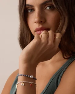 gorjana Lucky Mini Charm Bracelet 18k Gold Plated Online