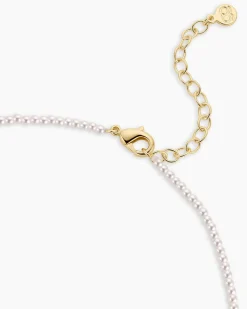 gorjana Lucky Mini Charm Necklace 18k Gold Plated Outlet
