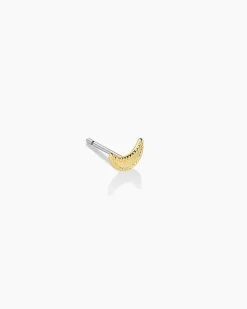 gorjana Moon Single Stud 18k Gold Plated Sale