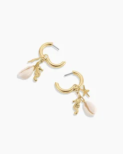 gorjana Ocean Cluster Hoops 18k Gold Plated Best
