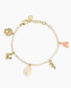 gorjana Ocean Mini Charm Bracelet 18k Gold Plated Best
