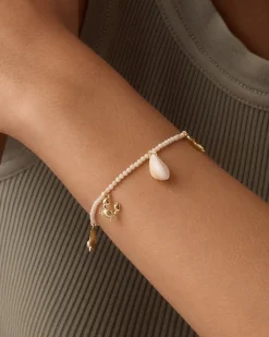 gorjana Ocean Mini Charm Bracelet 18k Gold Plated Best