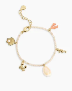 gorjana Ocean Mini Charm Bracelet 18k Gold Plated Best