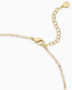 gorjana Ocean Mini Charm Necklace 18k Gold Plated Outlet