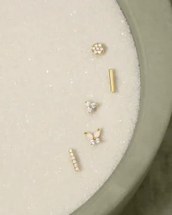 gorjana Opal Butterfly Single Stud 14k Solid Gold Online