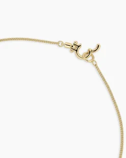 gorjana Padlock Parker Charm Necklace Clearance