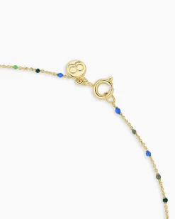 gorjana Palm Capri Necklace 18k Gold Plated New