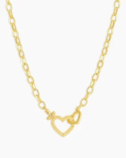 gorjana Parker Heart Necklace Hot