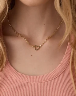 gorjana Parker Heart Necklace Hot