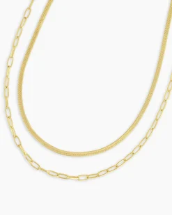 gorjana Parker Mini Layering Set 18k Gold Plated Sale