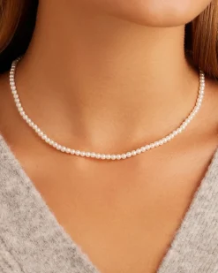 gorjana Parker Pearl Necklace 18k Gold Plated Best