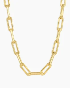 gorjana Parker XL Necklace 18k Gold Plated Fashion