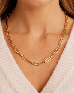 gorjana Parker XL Necklace 18k Gold Plated Fashion