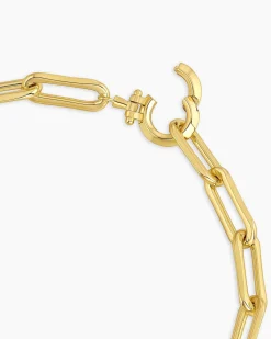 gorjana Parker XL Necklace 18k Gold Plated Fashion