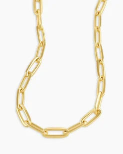 gorjana Parker XL Necklace 18k Gold Plated Fashion