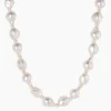 gorjana Pearl Cove Necklace 18k Gold Plated Discount