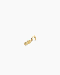 gorjana Pineapple Parker Charm 18k Gold Plated Discount