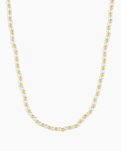 gorjana Poppy Pearl Necklace 18k Gold Plated, Pearl Online