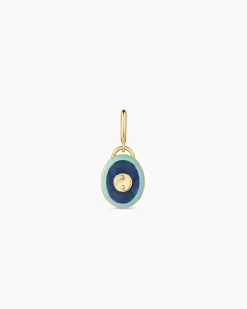 gorjana Power Gemstone Balance Parker Charm 18k Gold Plated, Labradorite - Balance Hot