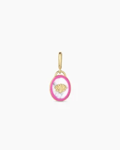 gorjana Power Gemstone Calming Parker Charm 18k Gold Plated, Howlite - Calming Best