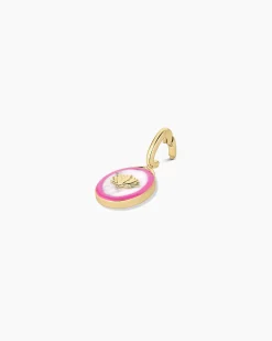 gorjana Power Gemstone Calming Parker Charm 18k Gold Plated, Howlite - Calming Best