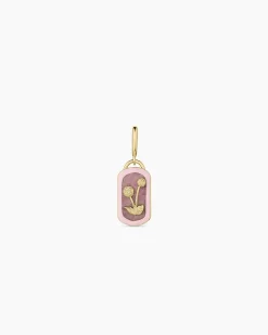 gorjana Power Gemstone Compassion Parker Charm 18k Gold Plated, Rhodochrosite - Compassion Online