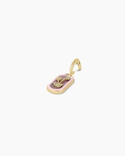 gorjana Power Gemstone Compassion Parker Charm 18k Gold Plated, Rhodochrosite - Compassion Online
