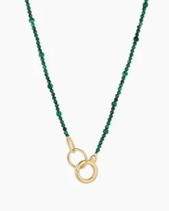 gorjana Power Gemstone Long Beaded Necklace Discount