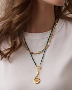 gorjana Power Gemstone Long Beaded Necklace Discount
