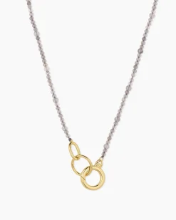 gorjana Power Gemstone Long Beaded Necklace Discount