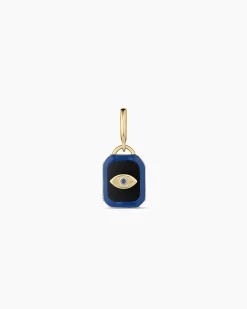 gorjana Power Gemstone Protection Parker Charm 18k Gold Plated, Black Onyx - Protection Clearance