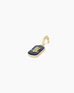 gorjana Power Gemstone Wisdom Parker Charm 18k Gold Plated, Lapis - Wisdom Outlet