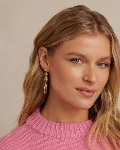 gorjana Preston Drop Earrings 18k Gold Plated Outlet