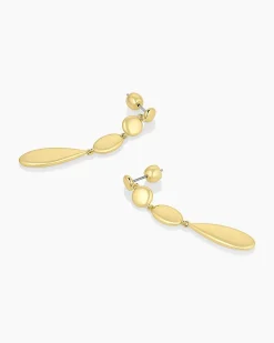 gorjana Preston Drop Earrings 18k Gold Plated Outlet