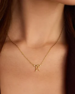 gorjana Put a Bow on it Necklace 18k Gold Plated Best