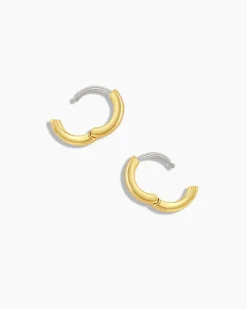 gorjana Reed Huggies 18k Gold Plated Clearance