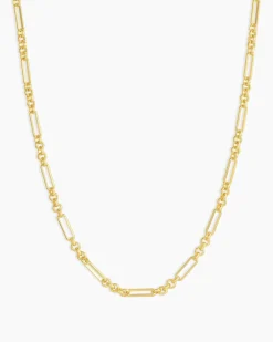 gorjana Reed Mini Necklace 18k Gold Plated Sale