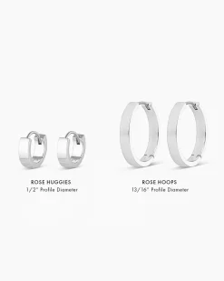 gorjana Rose Hoops Hot