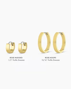 gorjana Rose Huggies Outlet