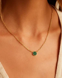 gorjana Rose Marble Coin Necklace Clearance